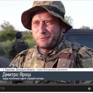 Der Führer des "Rechten Sektor" Dmytro Jarosch.