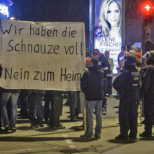 „Montagsdemo“ in Berlin-Marzahn am 17. November 2014