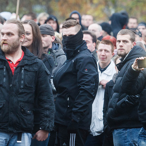 „Montagsdemo“ in Berlin-Marzahn am 22. November 2014