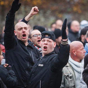 „Montagsdemo“ in Berlin-Marzahn am 22. November 2014