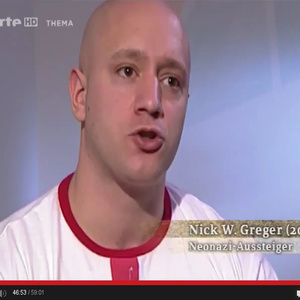 Nick Greger tritt mittlerweile öffentlich als angeblicher Aussteiger auf.