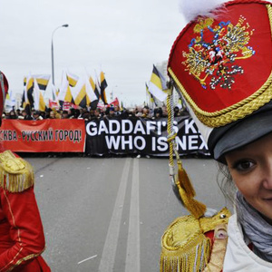 Ein Spielmannszug führte den Aufmarsch an.