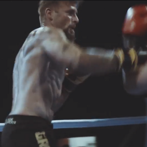 Sebastian Dahl, Anwärter der Neonazi-Bruderschaft "Turonen/Garde 20", beim "Kampf der Nibelungen" 2016 in Gemünden.