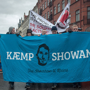 Soli-Demonstration für Showan in Malmö