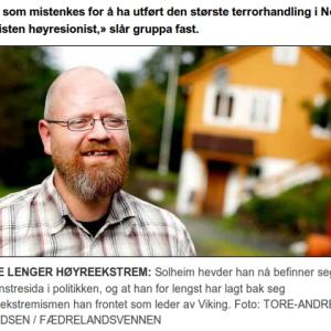 Der Osloer Neonazi Eirik Ragnar Solheim kaufte das "Haus Montag".