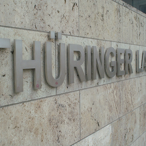 Der Thüringer Landtag in Erfurt