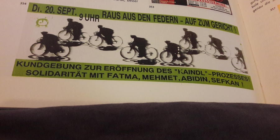 Plakat-Kaind-Prozess