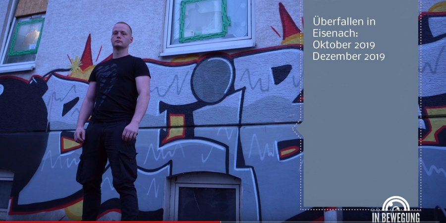 Der Neonazi Leon Ringl posiert für ein rechtes Videoformat. (Bild: Screenshot avosTV).