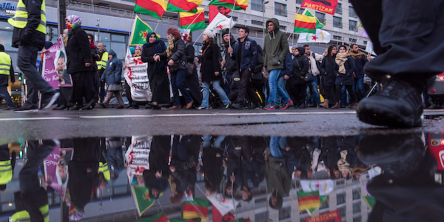 Kurden Demonstration