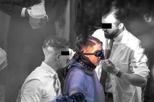 Tobias Lipski (mittig) am 8. Juli 2022 bei der Saxo-Silesia Freiburg.