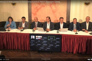 Pressekonferenz zur Vernehmung von Beate Zschäpe im bayerischen NSU-Untersuchungsausschuss.