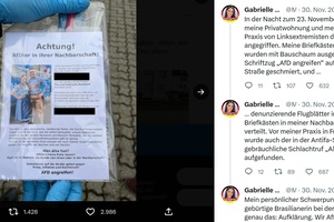 Screenshot Twitter in dem Gabrielle Mailbeck über ihr Outing berichtet