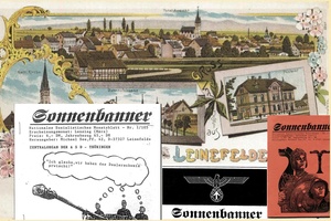 Leinefelde Postkarte Sonnenbanner