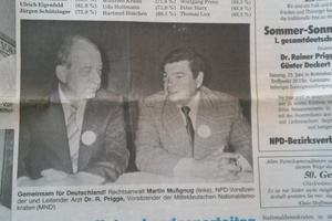 (Faksimile "Deutsche Stimme")