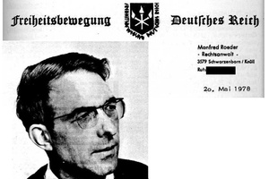 Manfred Roeder war Sprecher der "Freiheitsbewegung Deutsches Reich".